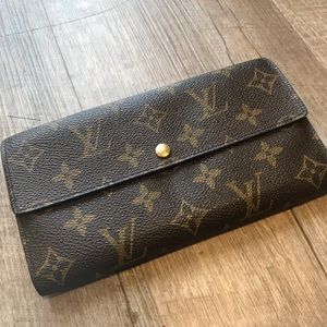 LOUIS VUITTON LONG WALLET BROWN MONOGRAM